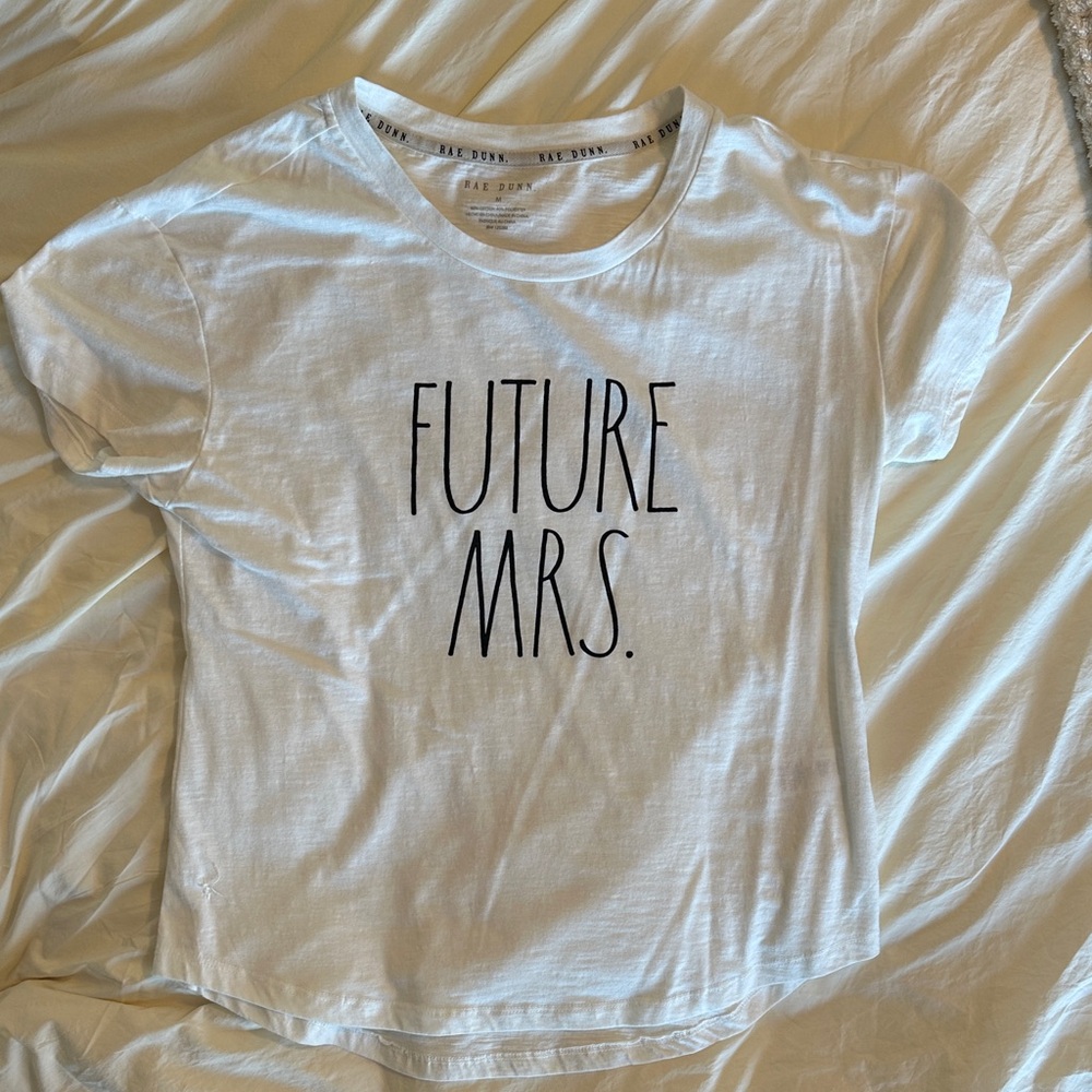 Rae Dunn White T-Shirt